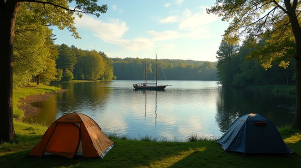 Des vacances en camping à Aix les Bains au bord du lac du Bourget